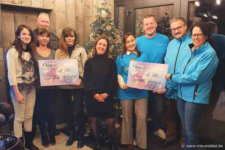 Maison Coton schenkt cheques aan goede doel