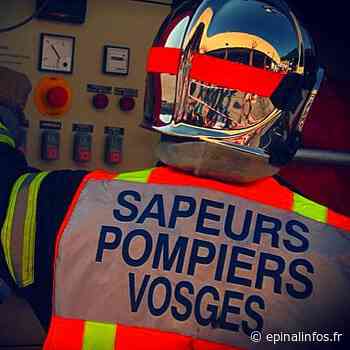 Un véhicule en feu sur la RN57 à hauteur de Razimont - Epinal infos - Epinal Infos