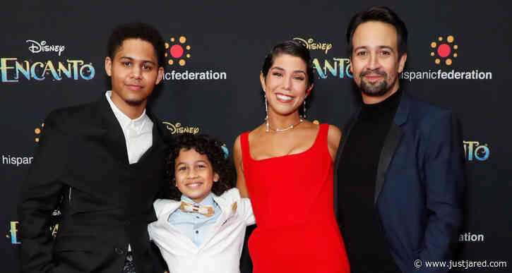 Lin-Manuel Miranda Joins 'Encanto' Stars at Movie's Premiere in NYC!