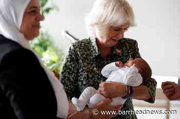 Camilla cuddles Jordanian baby girl she describes as 'the future' - Barrhead News