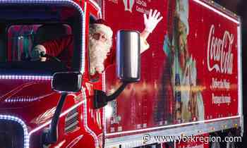 Holidays are coming. Coca-Cola holiday truck tours Newmarket, Bradford, Vaughan, Markham - yorkregion.com