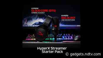 HyperX Streamer Starter Pack With HyperX Cloud Core Headset, HyperX SoloCast Microphone Launched in India