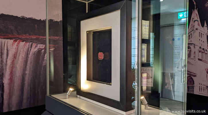 The world’s most expensive postage stamp goes on display in London