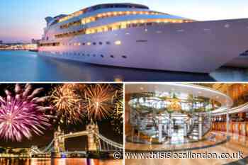 Spend New Years Eve on a super yacht in London