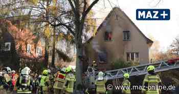Erste Erkenntnisse zu Brandursache nach Feuer in Kleinmachnow - Einfamilienhaus - Märkische Allgemeine Zeitung