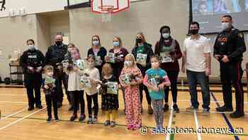 Students and staff honoured where moose crashed into Saskatoon school - CTV News Saskatoon