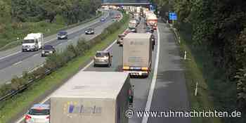 A1 bei Ascheberg: Hammer, Reifen und defektes Auto sorgen für Gefahrenstellen und Stau - Ruhr Nachrichten