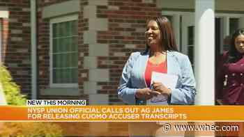 NYSP union official calls out AG James for release of Cuomo accuser transcripts