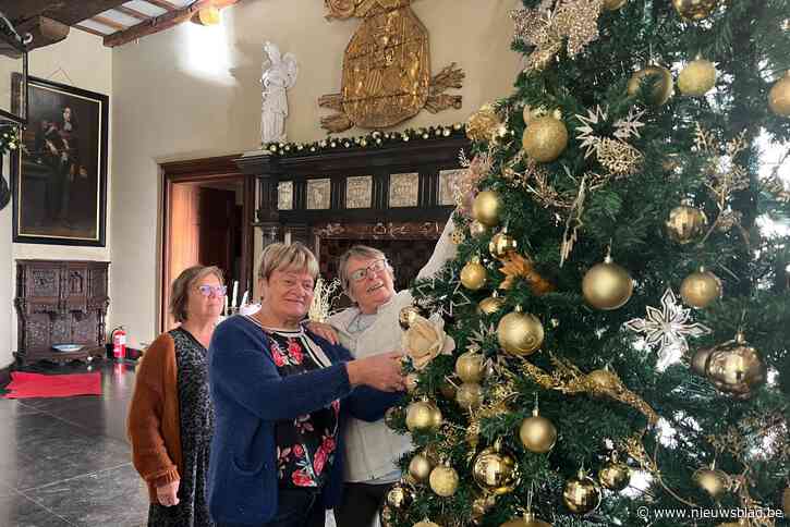 Kerstmagie komt tot leven in kasteel de Merode: “Met de lichtjes aan vallen de monden open”