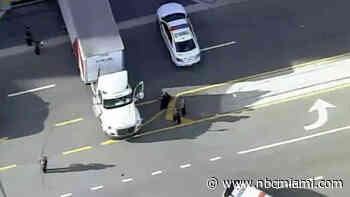 Woman Struck and Killed by Tractor-Trailer in Miami