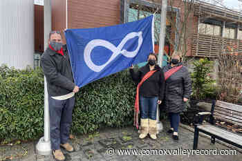 Métis flag raised at Courtenay City Hall - Comox Valley Record
