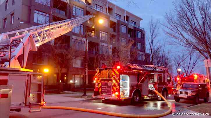 Northeast Calgary condo fire contained to balcony