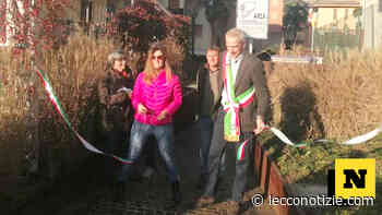 Merate, riaperta e sistemata via Pascoli. E Panzeri "vince"… il caffè - Lecco Notizie