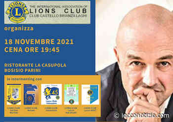 Il giornalista Nuzzi ospite del Lions Club Castello Brianza Laghi - Lecco Notizie