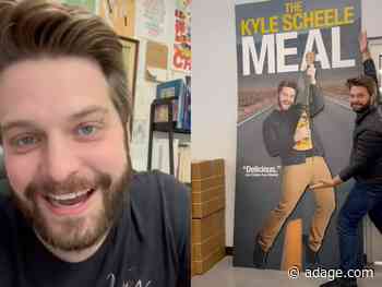 TikTok star launches celebrity meal for himself with giant unauthorized in-store display