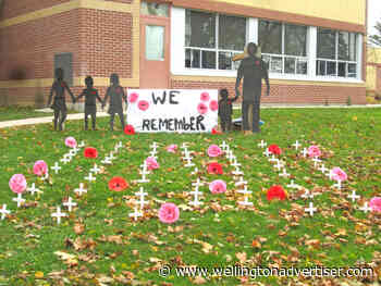 St. Mary's School in Mount Forest created Remembrance display - Wellington Advertiser