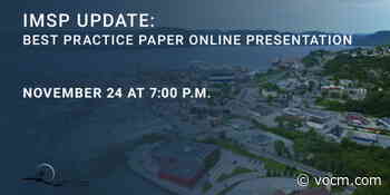 City of Corner Brook Invites Residents to Participate in Presentation of Best Practice Paper - VOCM