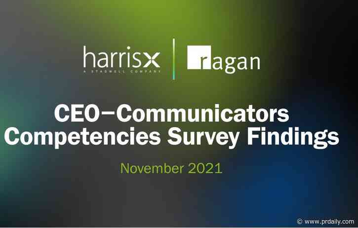 HarrisX/Ragan survey reveals leadership is the No. 1 skill CEOs value in communicators