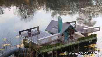 Sauber dank Sonnenenergie: Regenerationsanlage im See des Angelsportvereins in Bischofsheim eingesetzt - op-online.de