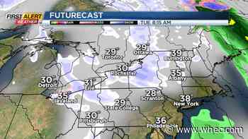 Yellow Alert: Lake effect snow and blowing snow possible next Tuesday