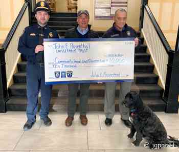 Gloucester Police Department Community Impact Unit Accepts Donation to Fund Access and Transportation to Tr... - John Guilfoil Public Relations