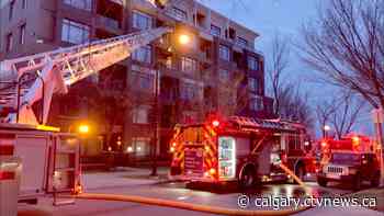 Northeast Calgary condo fire contained to balcony, no injuries reported | CTV News - CTV News Calgary