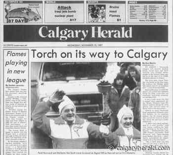 The Olympic torch begins unforgettable journey to Calgary: Today in history - Calgary Herald