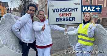 Drei Schutzengel für Rathenow – Was es mit der Aktion am Straßenrand auf sich hat - Märkische Allgemeine Zeitung