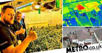 Heat-seeking drone busts cannabis factory worth £211,000 in Dudley - Metro
