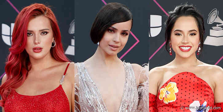 Bella Thorne, Sofia Carson & Becky G Hit Up the Latin Grammys 2021