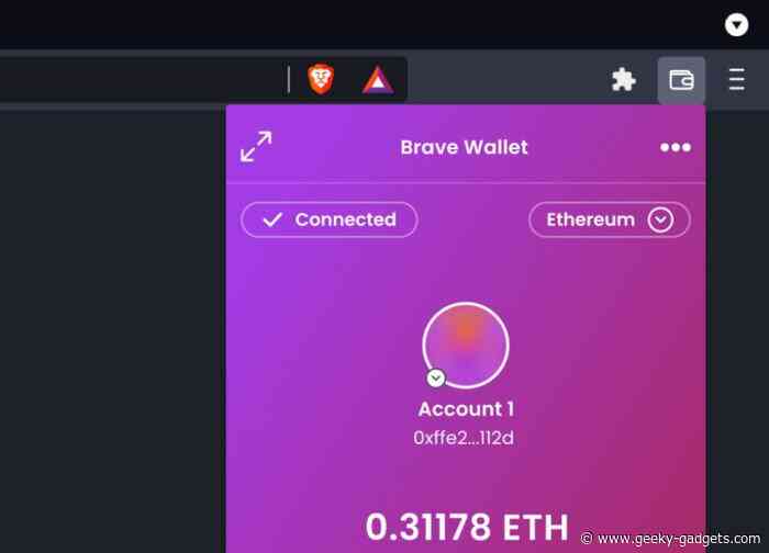 Brave browser now features a native crypto wallet without the need for extensions