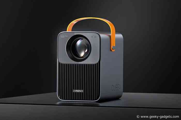 Jireno Cube 4 portable projector with 4K decoding, 500 Lumens and more