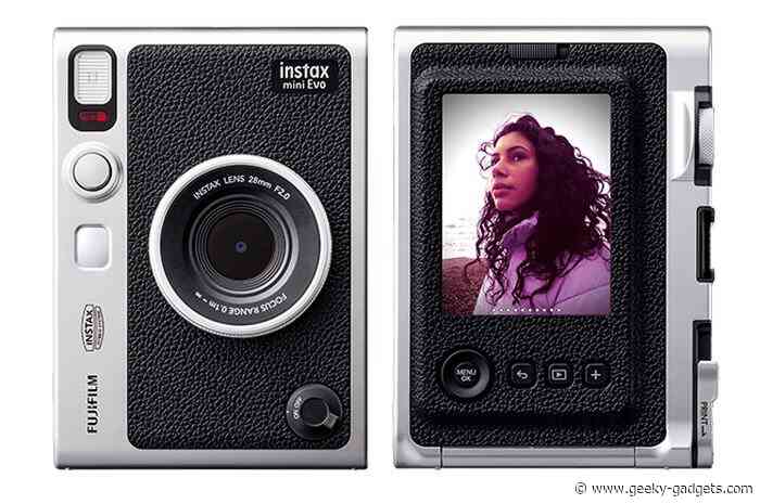 Fujifilm Instax Mini Evo hybrid instant camera
