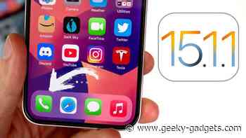 What’s new in iOS 15.1.1 (Video)