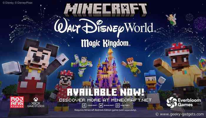 Disney Magic Kingdom comes to Minecraft to celebrate 50th anniversary