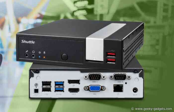 Shuttle DL20N and DL20N6 fanless barebone mini PCs features Intel Jasper Lake CPUs