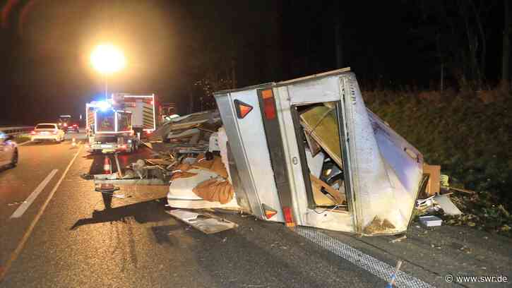 Zwei Schwerverletzte nach Unfall auf Autobahn 8 bei Ulm-Ost - SWR