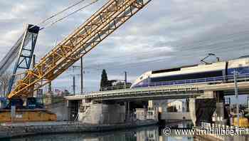 Frontignan : le nouveau pont SNCF est opérationnel depuis mardi matin - Midi Libre