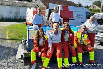 Rode Kruis zamelt verwarmingstoestellen in voor slachtoffers... (Evergem) - Het Nieuwsblad