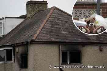 Pictures show damage after four die in Bexleyheath fire