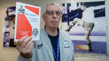 Alex Dawson Book Raising Funds For Sporting Memories - PNEFC
