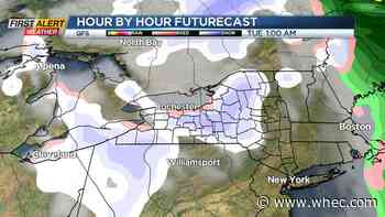 Yellow Alert for possible lake effect snow next Tuesday