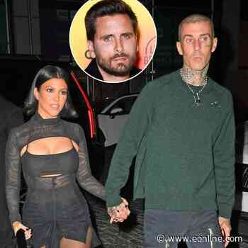 How Scott Disick Really Felt About Seeing Kourtney Kardashian and Travis Barker at Simon Huck's Wedding - E! Online