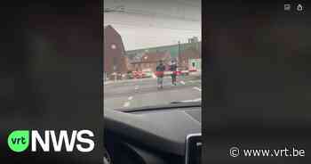 Filmpjes van spoorlopers in Dendermonde gaan rond op sociale media, korpschef: "Kijken of we mensen herkennen" - VRT NWS