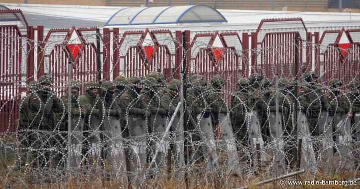 Grenzschutz von Belarus räumt Migrantenlager