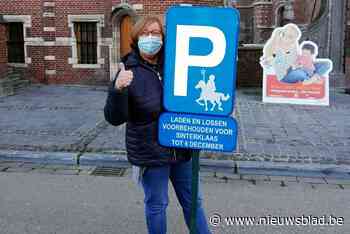Sint heeft parkeerplaats aan stadhuis