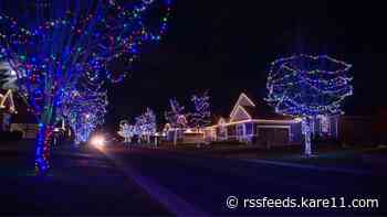 In one Eagan neighborhood, holiday lights represent a couple's love