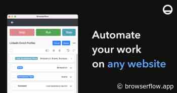 Browserflow - Automate your work on any website