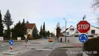 Neue Stopp-Regelung am Minikreisverkehr im Westen Memmingens - Merkur Online