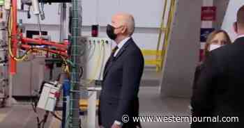 Video Shows the Panicked Look in Tour Guide's Eyes as Biden Wanders Off in Car Factory